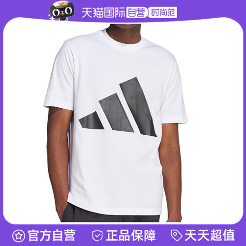 【自营】adidas阿迪达斯男子M BL SJ T针织运动短T恤JE8943短袖