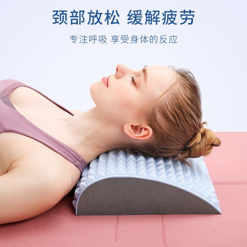 腰椎舒缓器腰背伸展按摩腰部靠垫按摩开后背ab垫腰部拉伸锻炼