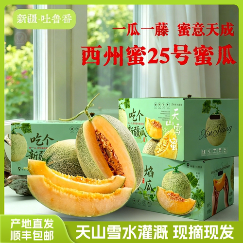 吐鲁番哈密瓜正宗西州蜜25号