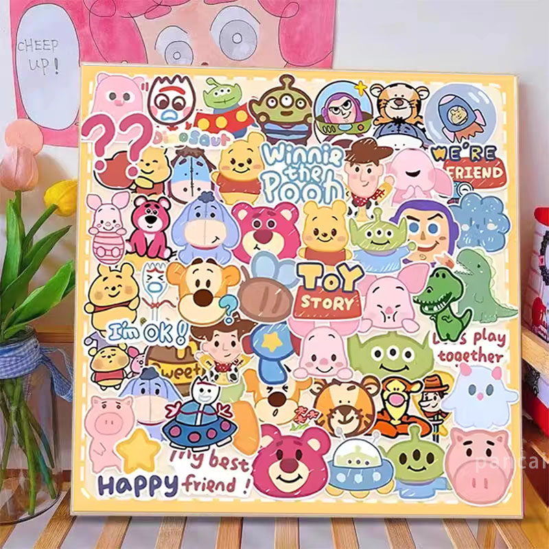 卡通大家族钻石画2026新款高难度女孩子手工diy钻石贴画儿童客厅