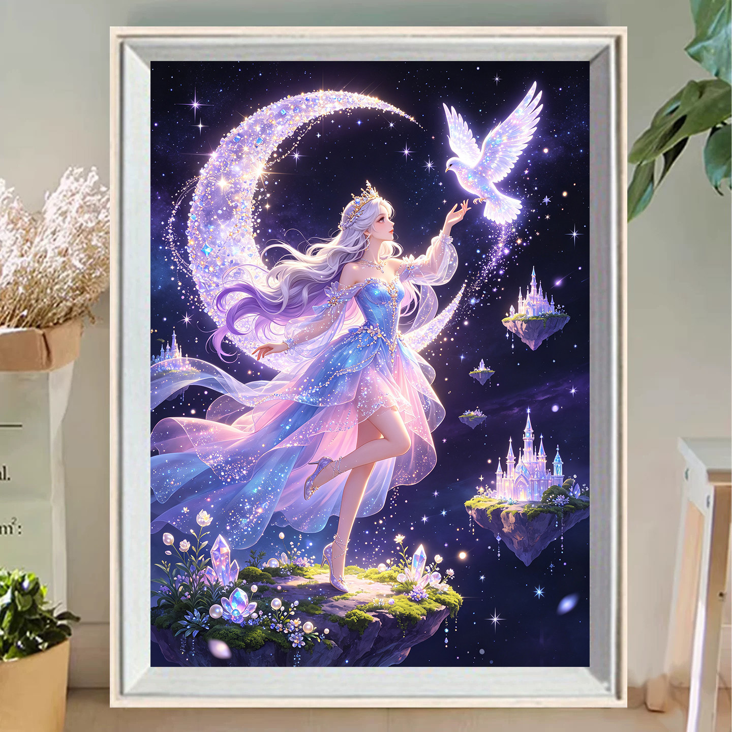 钻石画2026新款星月公主高难度女孩手工DIY贴画5d满钻十字绣客厅