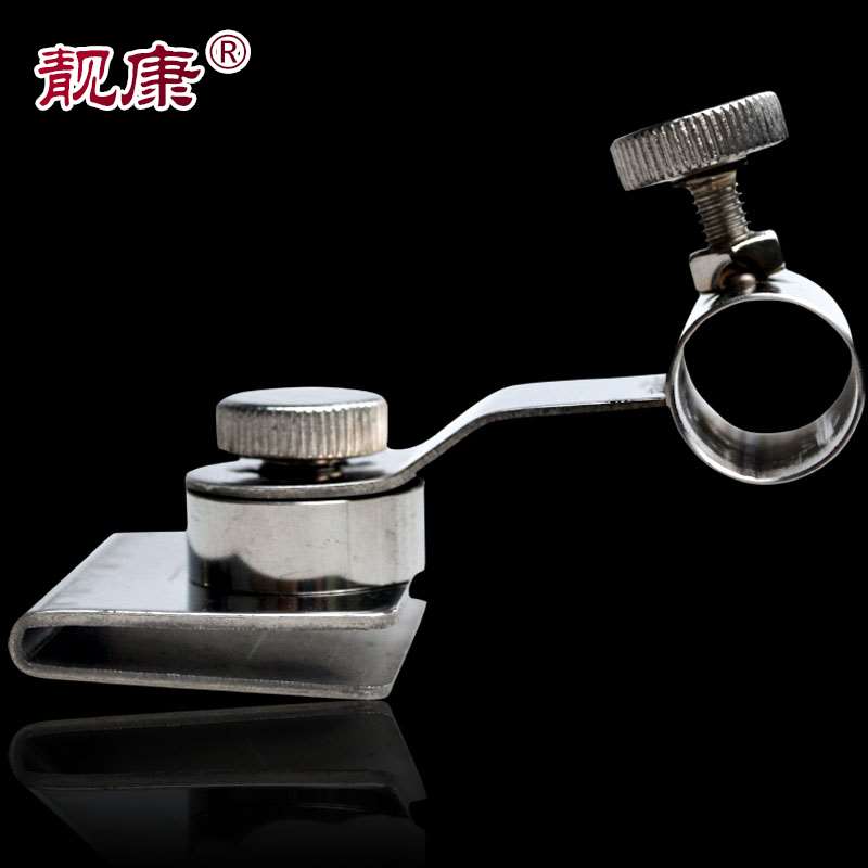 靓康钓台左右手两用鱼o护架加厚不锈钢配件钓椅钓箱插片式鱼护支