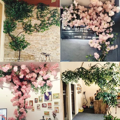 仿真植物樱花树藤条婚庆造景绿植