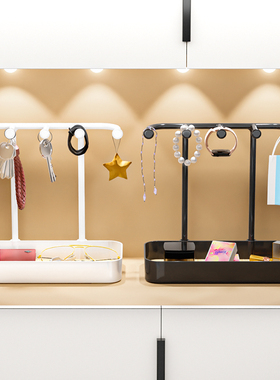 速发入户门玄鞋柜收纳口关家居摆桌客厅装饰品件面托盘挂放置物架