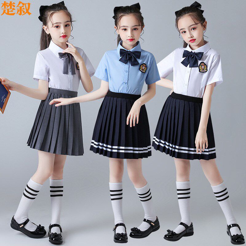 速发中小学生大合唱团儿童演出服装男幼儿园园服比赛歌咏表演服班