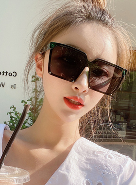 速发大框圆脸墨潮20镜0新款2方形遮防晒偏光太