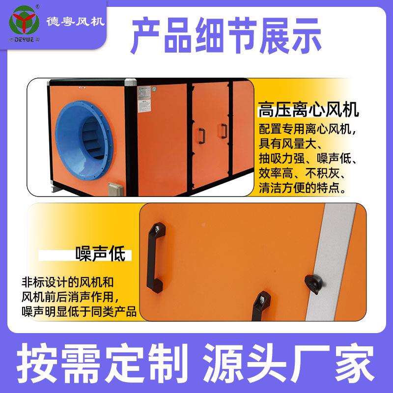 心粤厂家组合油烟净化机组 油烟净化式器高压VTH离风机德现货
