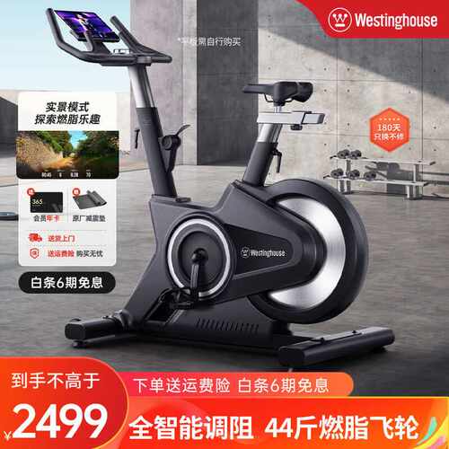 西屋（Westinghouse）美国西屋动感单车家用有氧运动健身器材智能