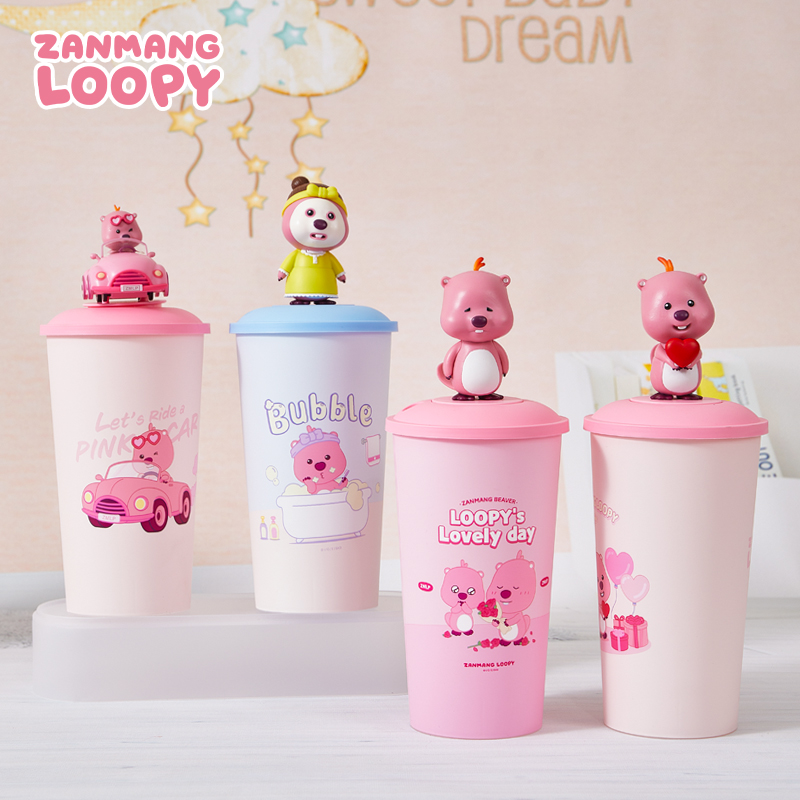 zanmangloopy水杯玩偶杯正品