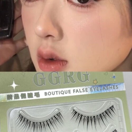 GGRG假睫毛 NN27 上睫毛透明梗假睫毛