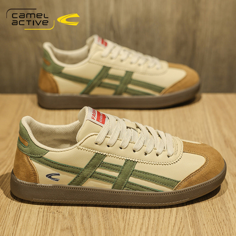 骆驼动感春季阿甘男鞋潮牌百搭潮流休闲爆款2026新款运动德训板鞋,流行男鞋,时尚休闲鞋,淘宝优惠券,粉丝福利购,淘宝优惠卷