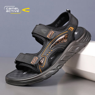百搭外穿轻便软底防滑防臭运动沙滩凉鞋 男士 夏季 骆驼动感2026新款