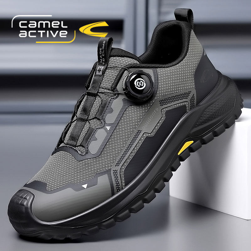 德国骆驼动感运动鞋男鞋春夏季透气防滑户外徒步登山鞋男士跑步鞋