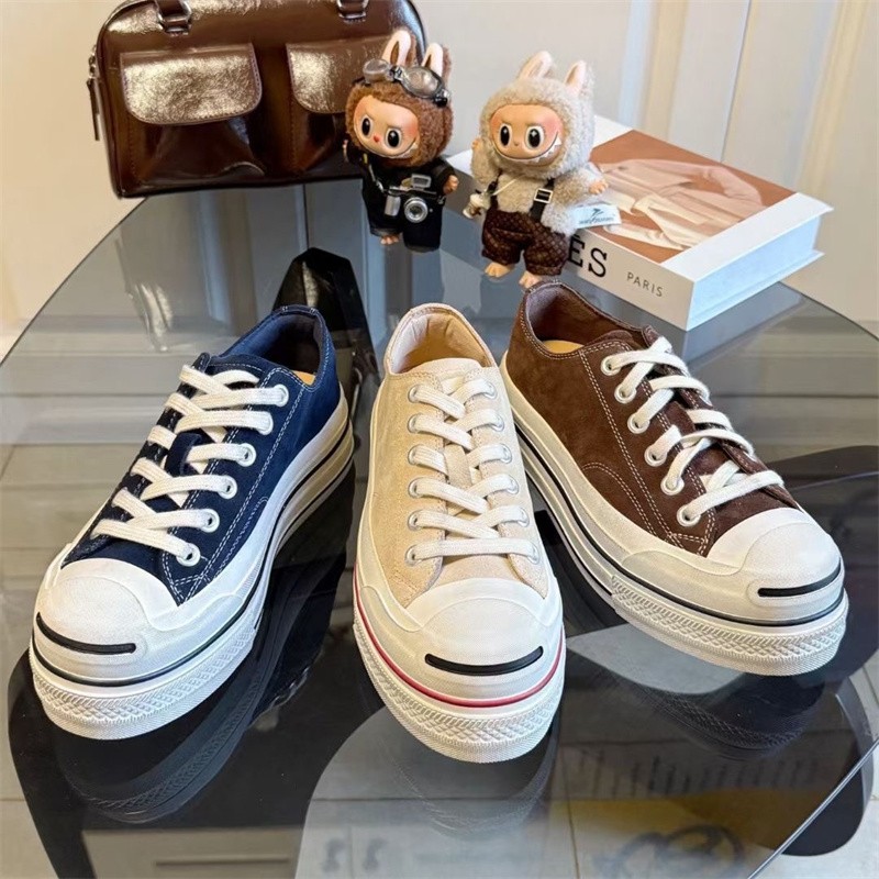 欧货全真皮厚底6cm板鞋女2025秋新百搭小众磨砂皮小众休闲松糕鞋