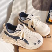 英国DHWA小白鞋 学生百搭休闲面复古包鞋 女2025春秋板鞋 好看德训鞋