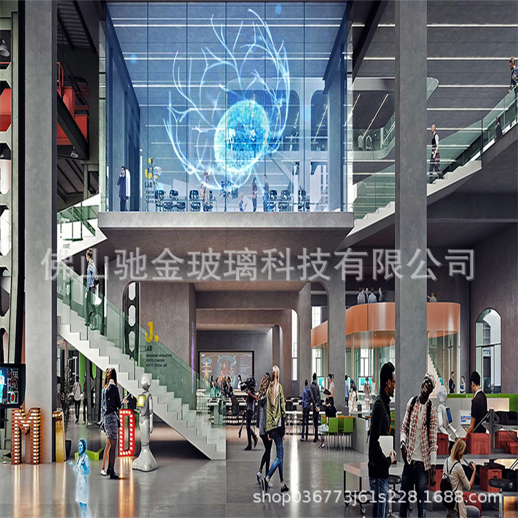 供应智能led P30高分辨率显示屏玻璃超白动态屏 大厦外墙发光玻璃