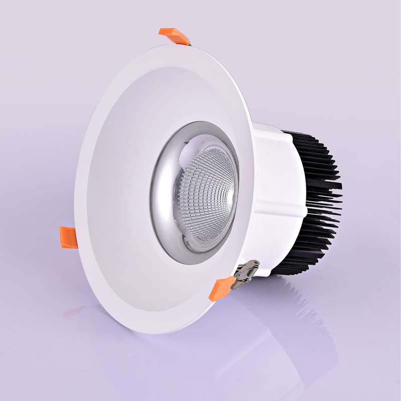 10寸大面环形天花灯外壳LED筒灯外壳套件一体40W50W60W70W80W100W