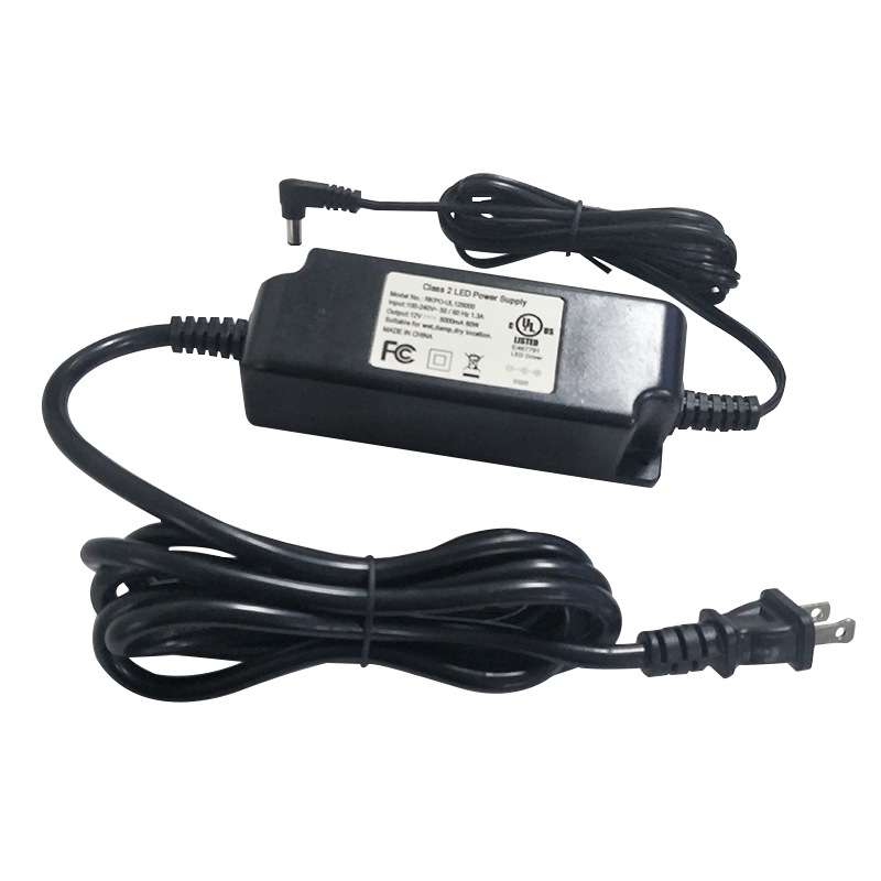 IP66等级24v2.5a户外音响防水电源欧美极性插UL FCC CE认证