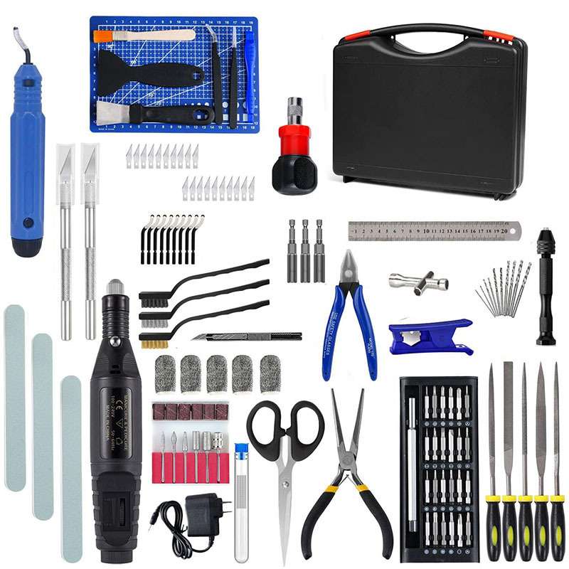 跨境3D打印机工具套装124pcs/244pcs/78pcs3d打印机配件工具套装