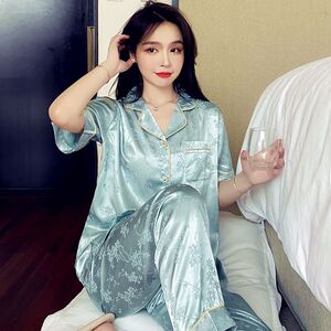 冰丝绸睡衣女士春夏季2026新款