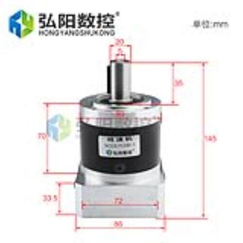 速发-速器伺服减速机机弘行星PLE80减586Q雕刻步进减速机