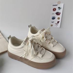 雪兰黛小众原创板鞋女款2025新款春夏女鞋小白鞋百搭休闲运动鞋