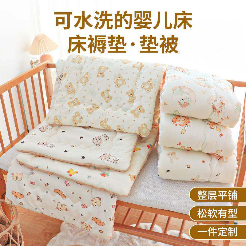 日系纯棉儿婴小褥子宝宝专床垫春夏季新生儿童床用DGW用品四季上
