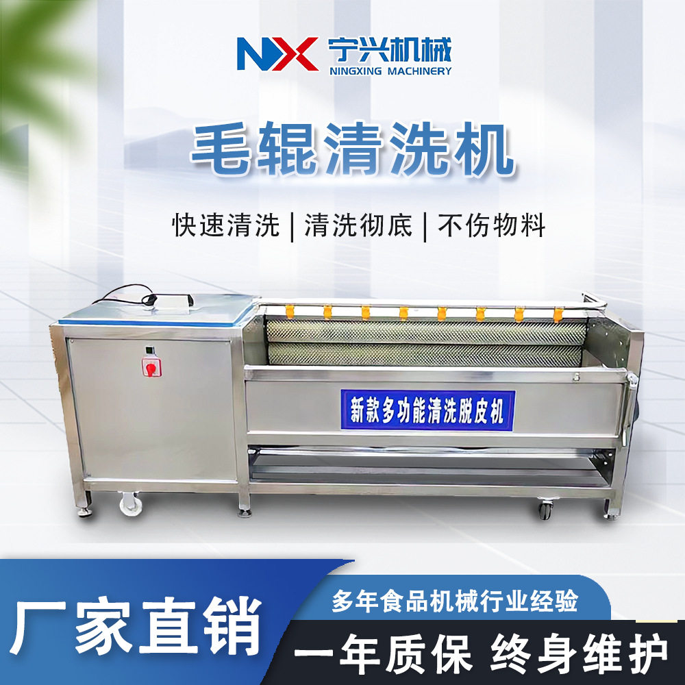 宁兴不锈钢畜禽毛辊清洗机