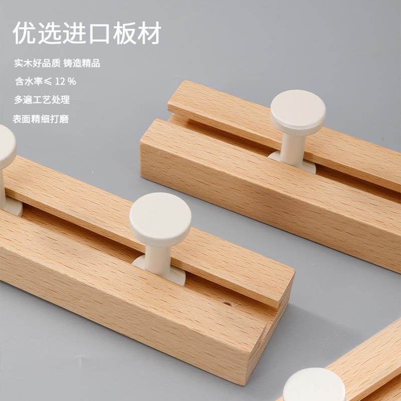 滑生衣动挂F78SJ595钩衣服壁挂衣帽钩门口关实木挂玄架卫间门后置