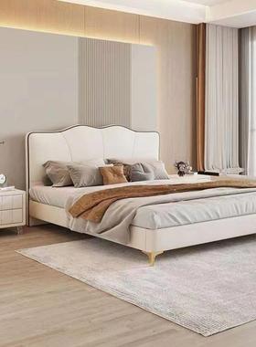 202新款包床UPR5头软板简约现代云朵轻奢实卧木科技布床头靠背单
