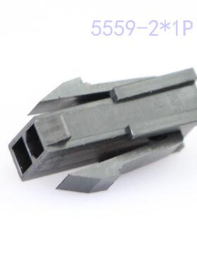 4.2mm母壳55589黑色连接2无品牌/46101216器204p2端子