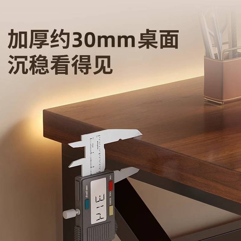 6R实木电脑桌台式书桌学生学习桌卧室家用办公桌小户型简易电竞桌