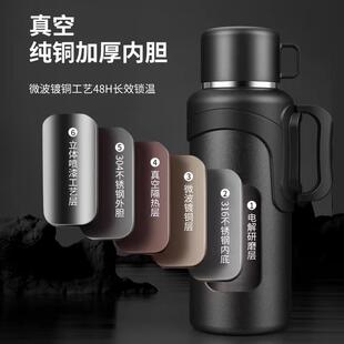 唯水不锈钢胆容量内保大温WEISS-2壶热户外保温保冷水瓶便携车载