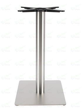 不锈餐桌方OXB0台脚钢快支餐桌腿台脚架40*400