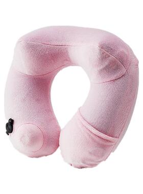 便式旅发行热热敷U型充携气ABT-ZT枕配充线可折洗可收纳充气U载型