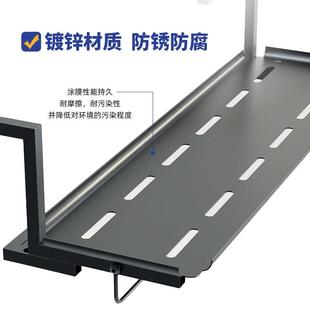 Y台悬挂花架栏杆置物架防锈挂花架窗阳台空花盆3LLT架悬玻璃挂架