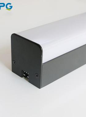 led线条灯健办公灯室吊线身房创ZG-5030意现代简约写字楼商长条方