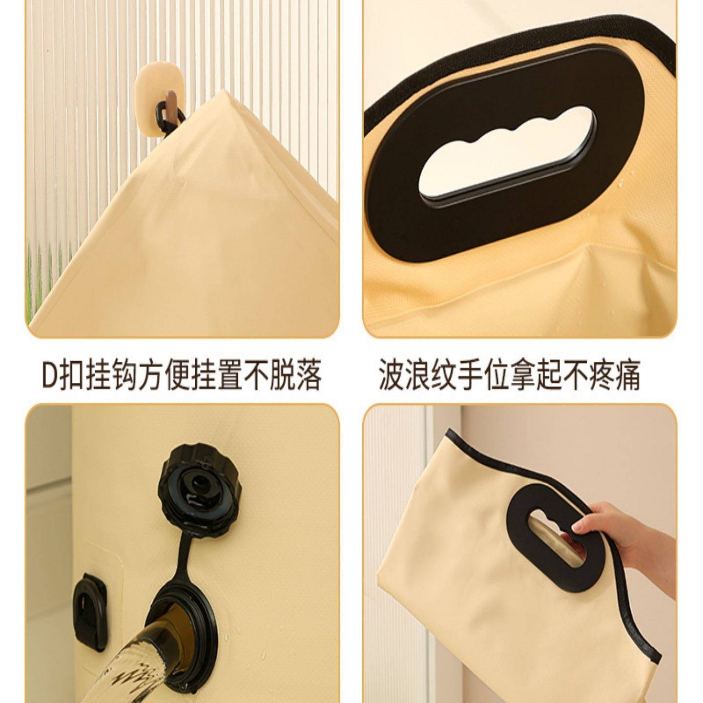 泡脚式F998M579桶家用养过小腿差足浴桶宿舍可折叠生脚盆旅游出便