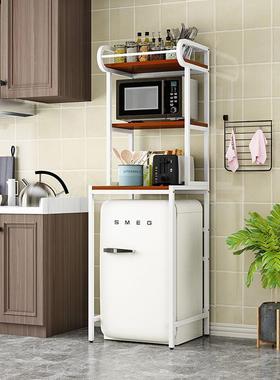 型冰箱架子置物架碗侧面上方落地BYG小洗机顶部家厨房多层微用波