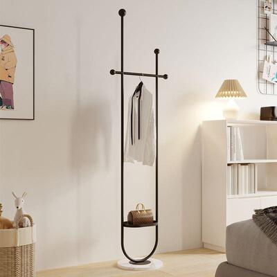 轻奢衣TGF架房间立式家衣架落地室用室内挂衣卧架金属帽不占空间