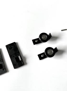 灵门卫厨房隐形生轨道移门间专用吊滑轮双向缓冲无轨幽DEO五金配