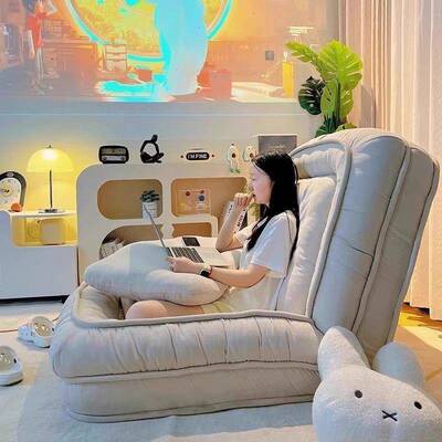 人5348类狗窝沙室发沙发懒阳人卧网红巨大折叠台榻床榻米可折叠单