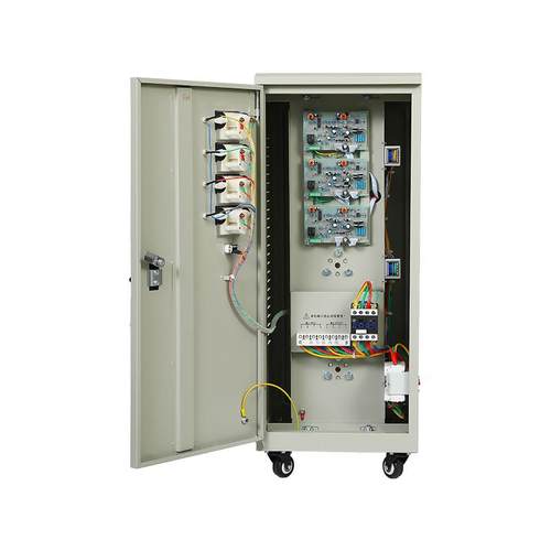 三相K大功率稳压SVC器伺服15VA稳压设备输出电JTE压现380v±3%货
