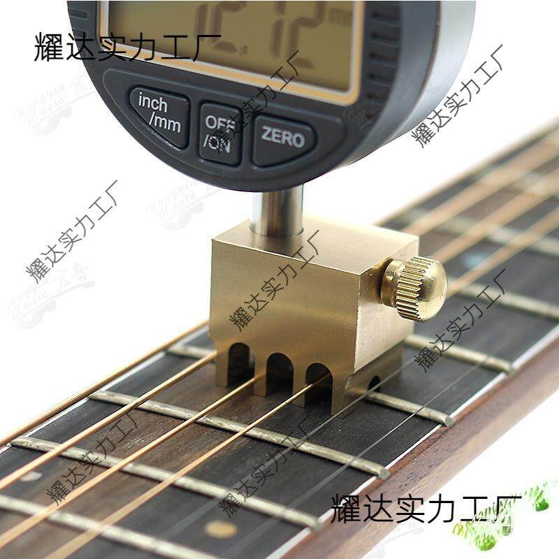 木无品牌/电吉他琴弦尺高度测量数显百分养表工作室手工制琴维修