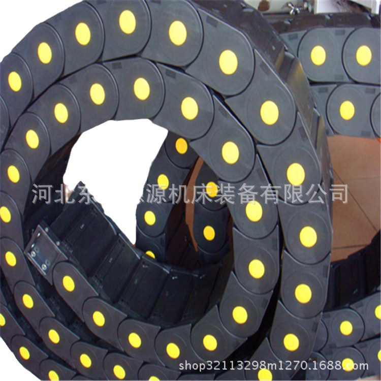 DF45*50全封闭工程塑料拖链  GCTL工程塑料坦克拖链 尼龙拖链厂家