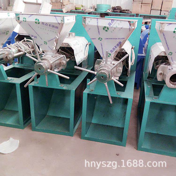 全自动螺旋榨油机多油坊花生菜籽无品牌/榨功能油茶籽蓖麻大豆压