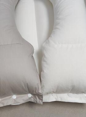 新家款可拆IZO分护牵引枕不压颈耳酒棉店枕头单人枕芯侧睡枕头用