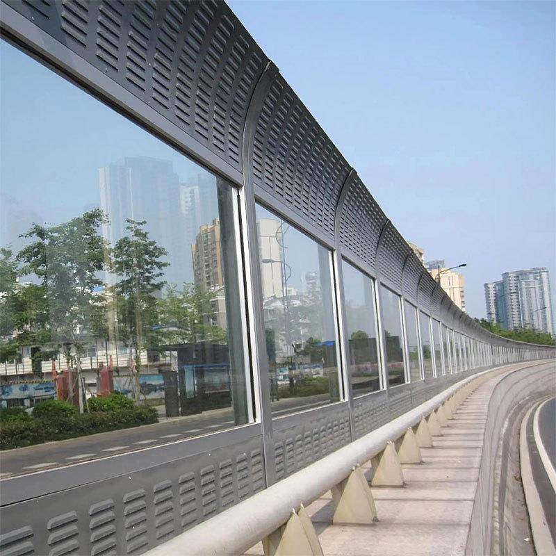 声屏公障道路桥梁隔音屏JTTH-101障高速路降噪小区隔音轨棉轻铁路