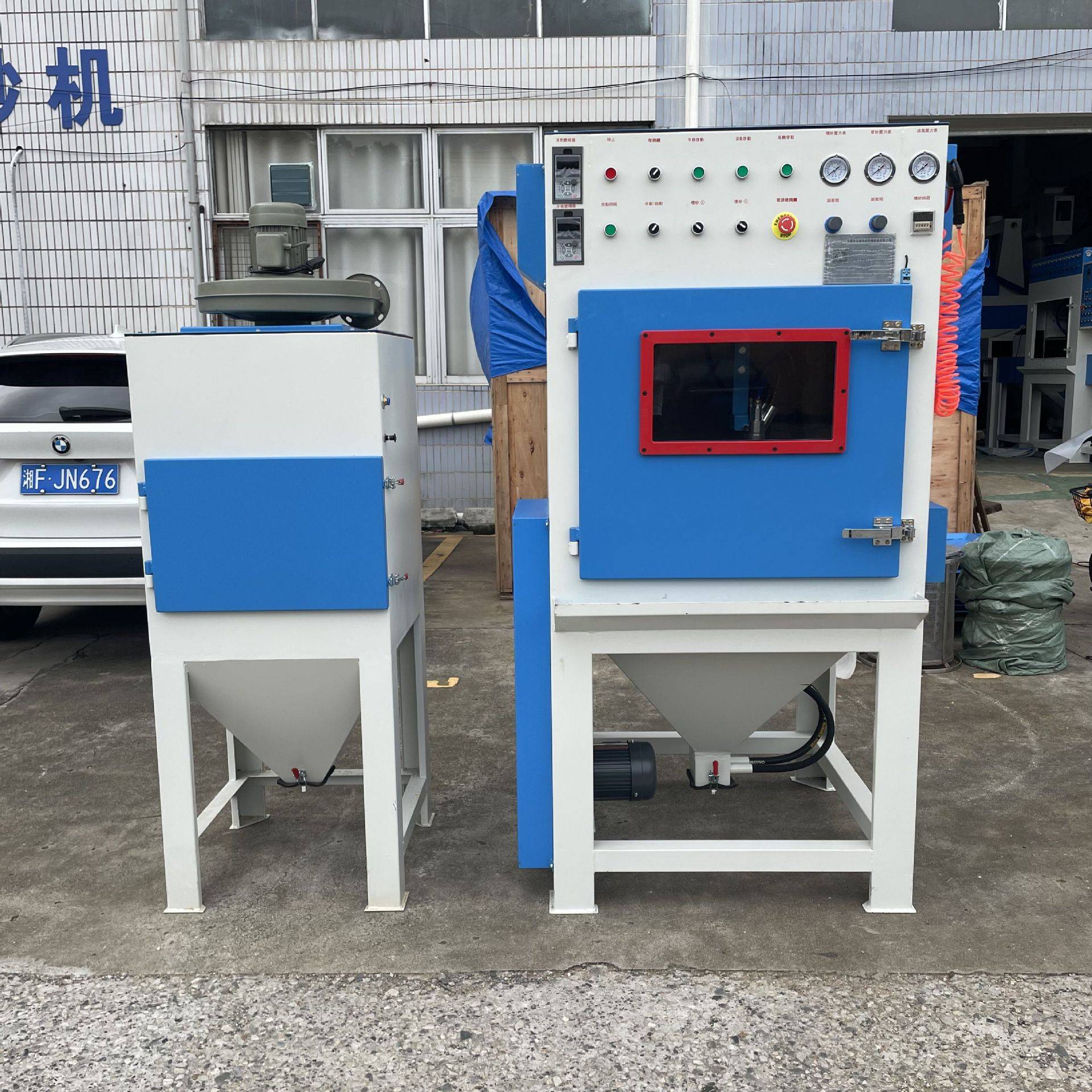 小型滚轴式全自动喷砂机圆管轴承圆钢表面清理喷砂设备喷沙机厂家