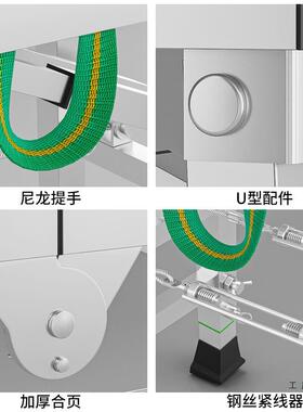 修F98979S5登丙厚手架折叠装马凳升降加室内刮腻子多脚功能便携工